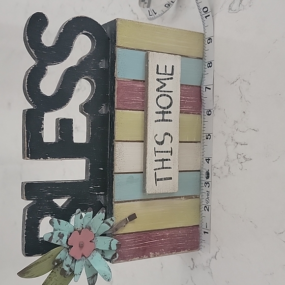 Bless this Home wood home decor - Picture 6 of 7